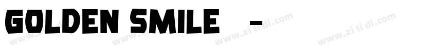 Golden smile 字体字体转换